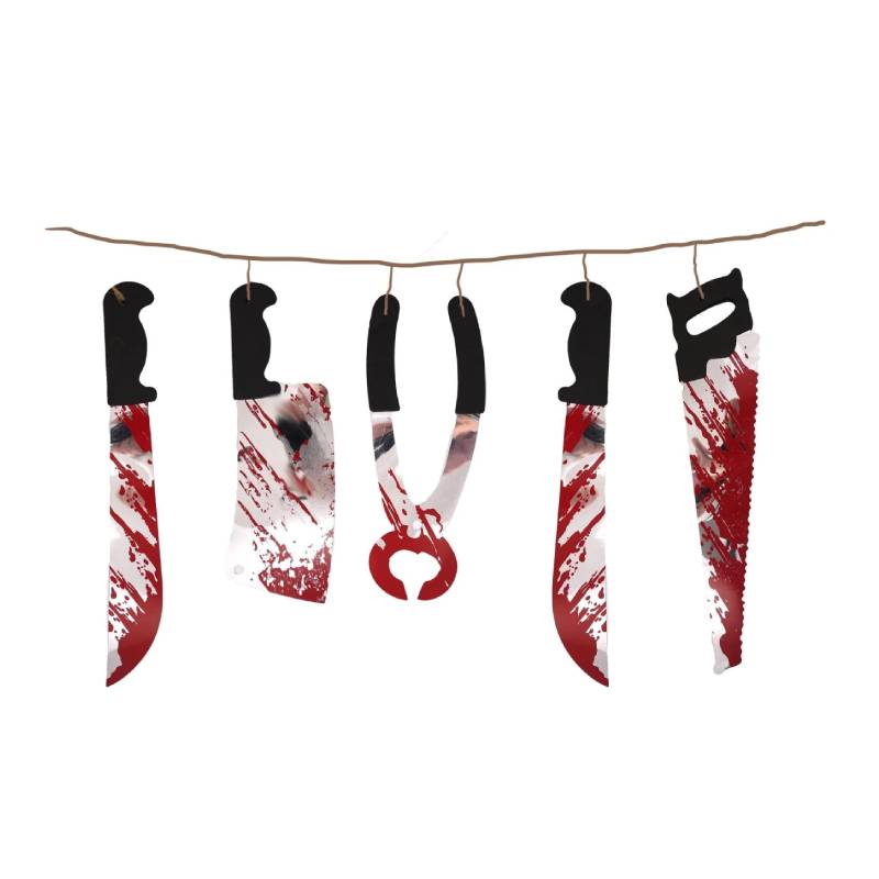 Halloween Torture Tool Garland Decoration (180cm)