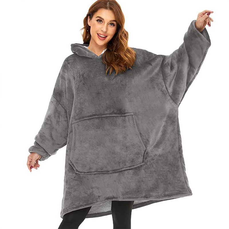 Heated Hoodie Blanket Wearable Blanket Oversized USB Electric Wearable Blanket 3 Heat Settings Hoodie Sweatshirt