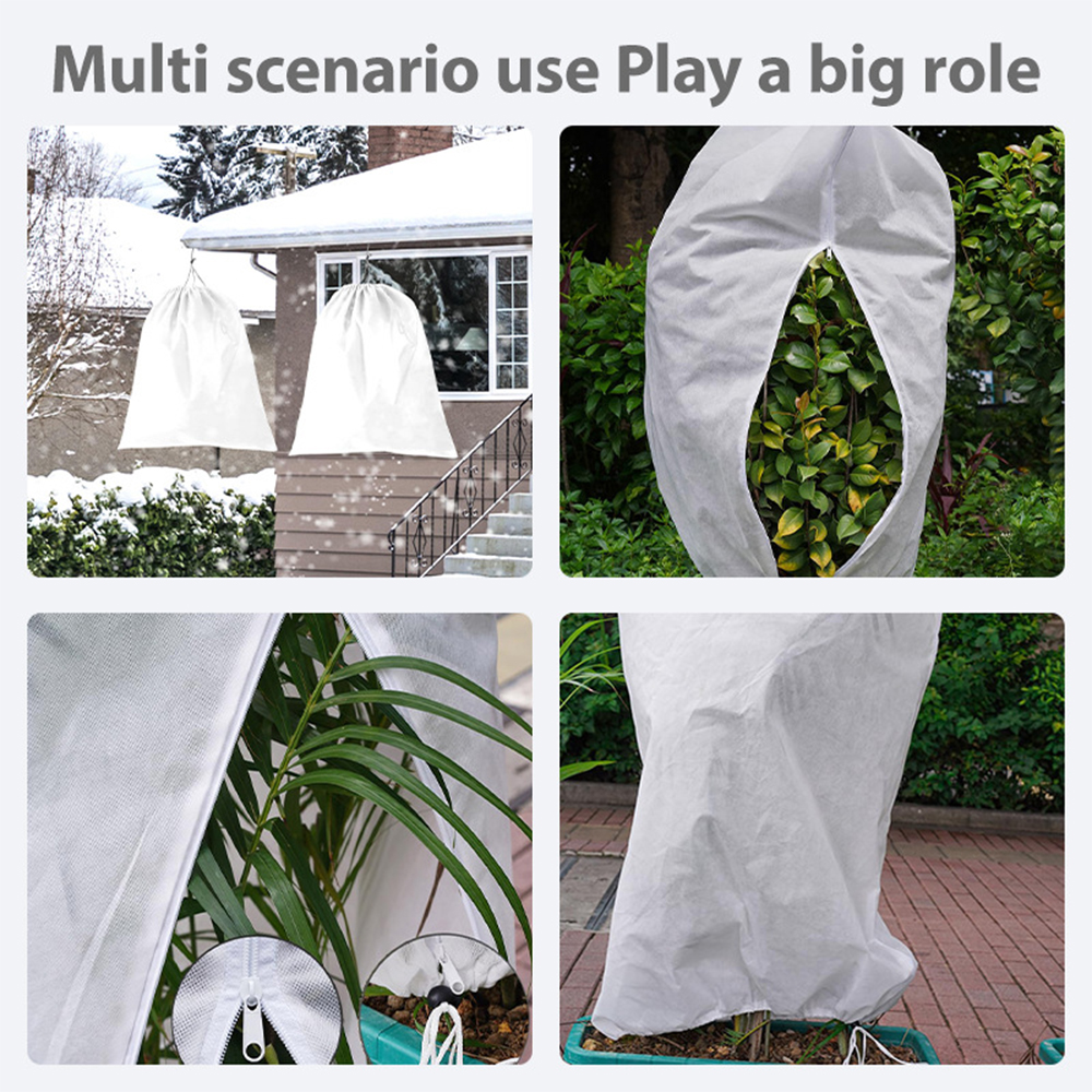 Heavy Duty Frost Protection Fleece Plant Covers Jacket Bush Tree 80 x 100cm