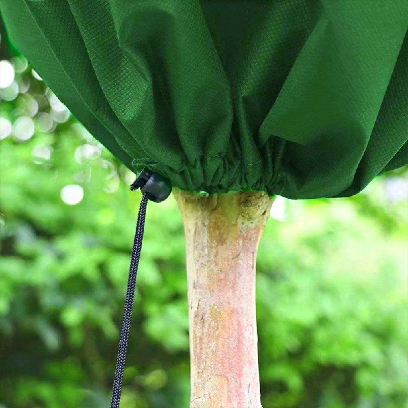Heavy Duty Frost Protection Fleece Plant Covers Jacket Bush Tree 80x100cm - 30gsm