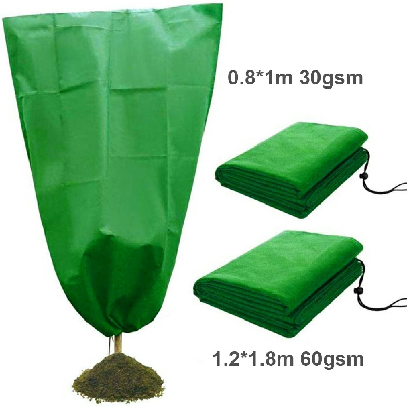 Heavy Duty Frost Protection Fleece Plant Covers Jacket Bush Tree 120x180cm - 60gsm
