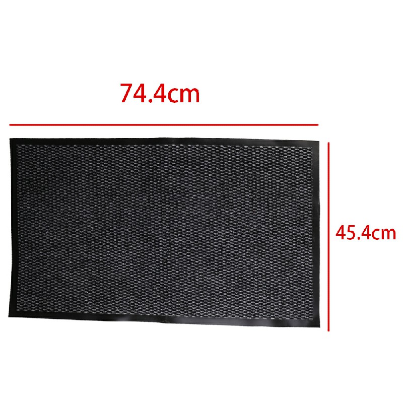 Heavy Duty Hallway Kitchen Door Mats Rubber Barrier Rug Dark Grey - Pineapple Pattern