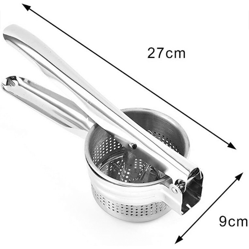 Heavy Duty Steel Potato Ricer Masher Juicer Vegetable Fruit Press Maker