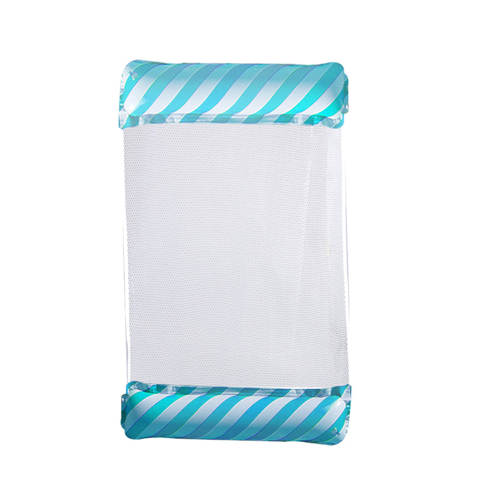 Inflatable Summer Swimming Hammock Floating Water Float Pool Lounge Bed - Blue