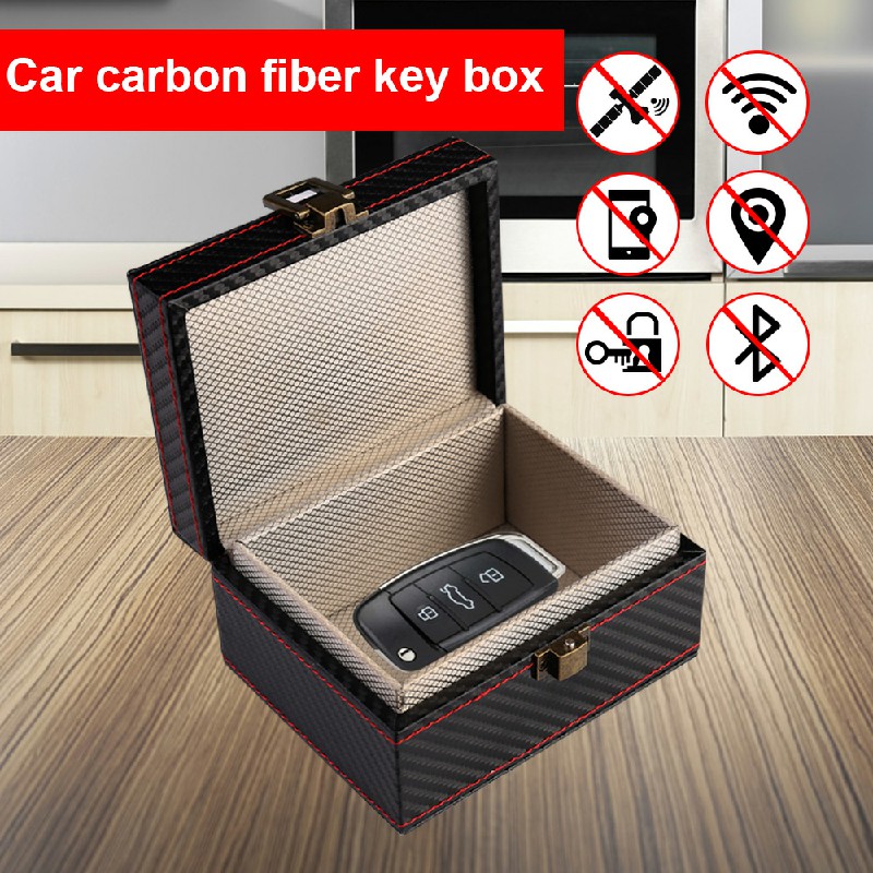 Keyless Car Key Signal Blocker Box Faraday Bag Safety Blocking Pouch Anti-theft