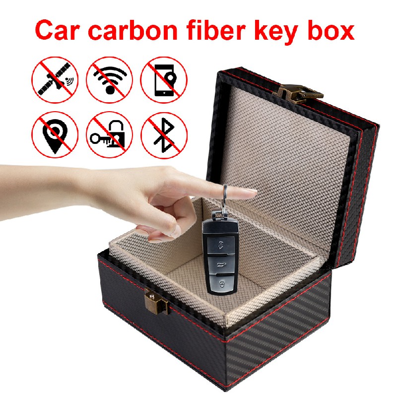Keyless Car Key Signal Blocker Box Faraday Bag Safety Blocking Pouch Anti-theft