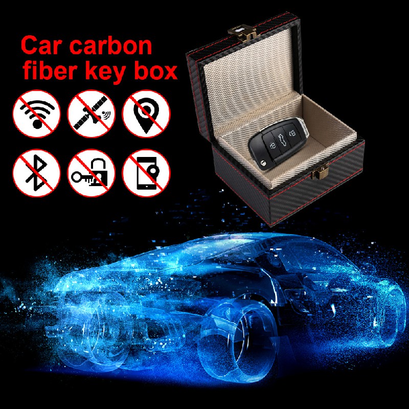 Keyless Car Key Signal Blocker Box Faraday Bag Safety Blocking Pouch Anti-theft