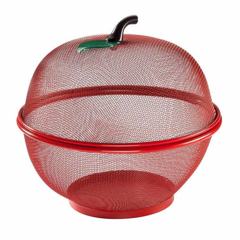 Kitchen Apple Fruit and Vegetable Bowl Basket 28.5cm - Random Colours