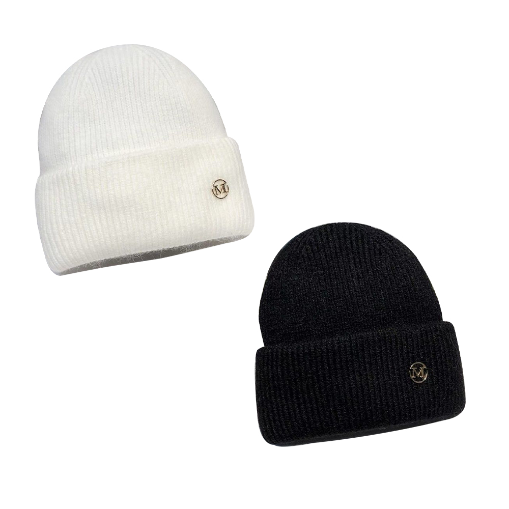 Ladies Women Beanie Hat Warm Fleece Lined R40 Thermal Insulation - Black