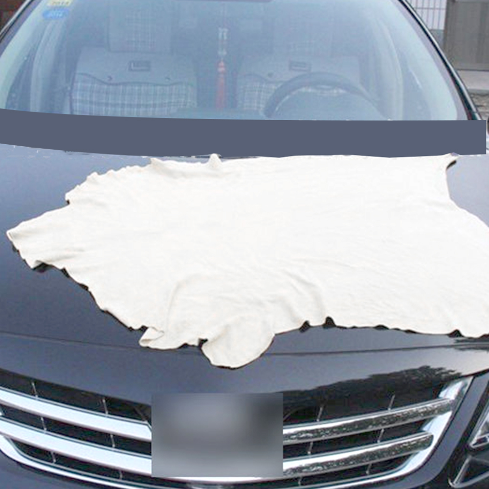 Large Natural Suede Leather Car Cleaning Cloth Drying Towel