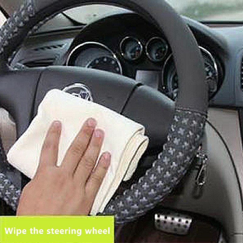 Large Natural Suede Leather Car Cleaning Cloth Drying Towel