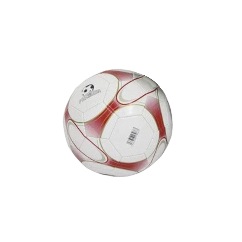 Red Leather Football Size 5 for Kids Club and Match Training Red