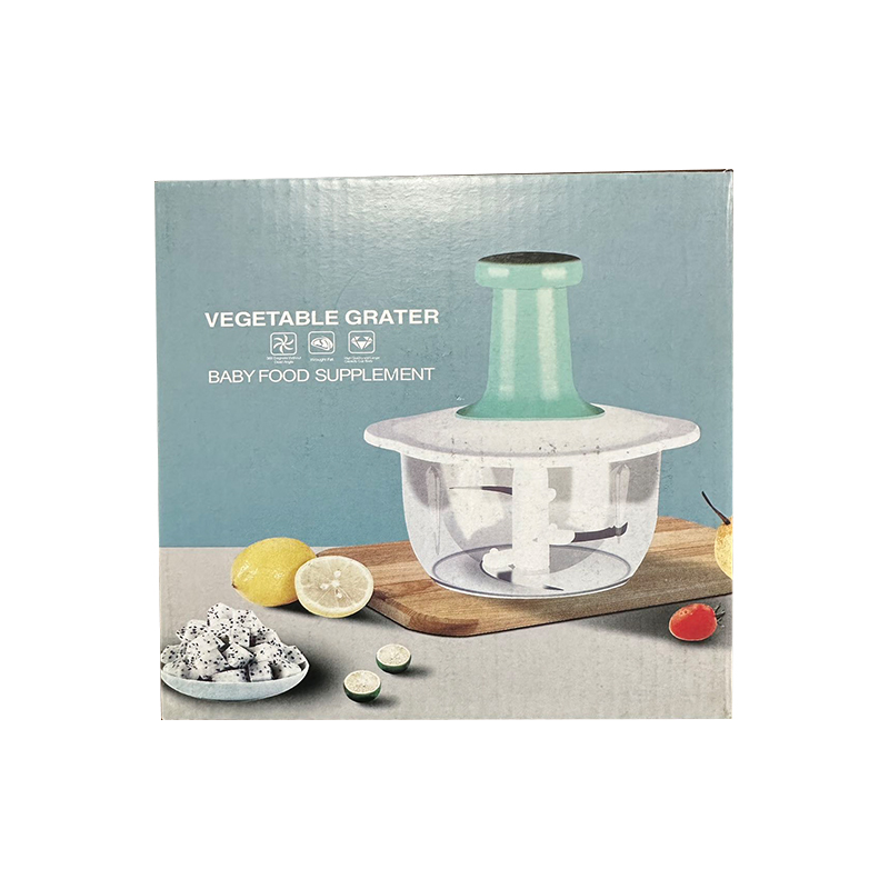 Manual Hand Press Chopper 10 x 14 x 26 cm - Random Colour