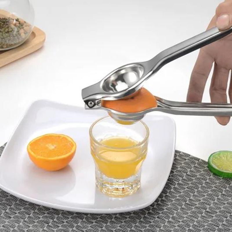 Manual Juicer Hand Press Tool Stainless Steel Lemon Lime Squeezer