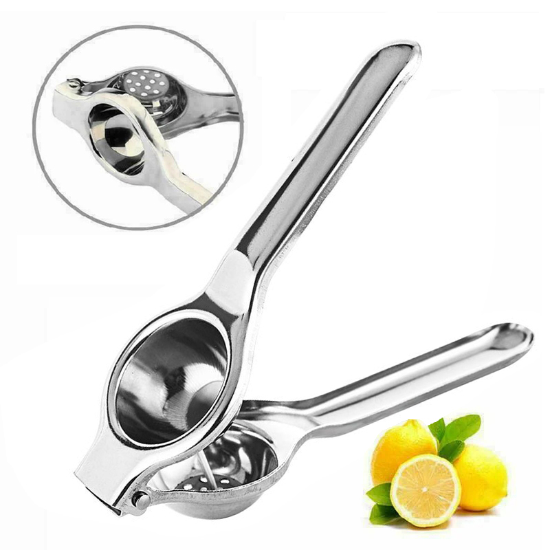Manual Juicer Hand Press Tool Stainless Steel Lemon Lime Squeezer