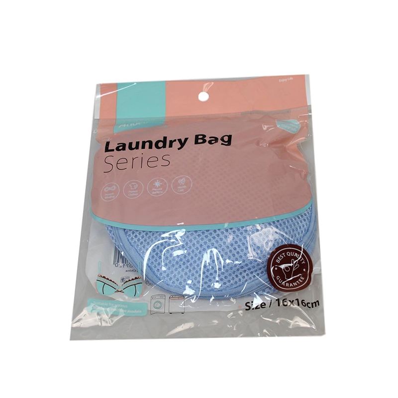 Mesh Washing Laundry Protection Bag 16 x 16 cm - Random Colour