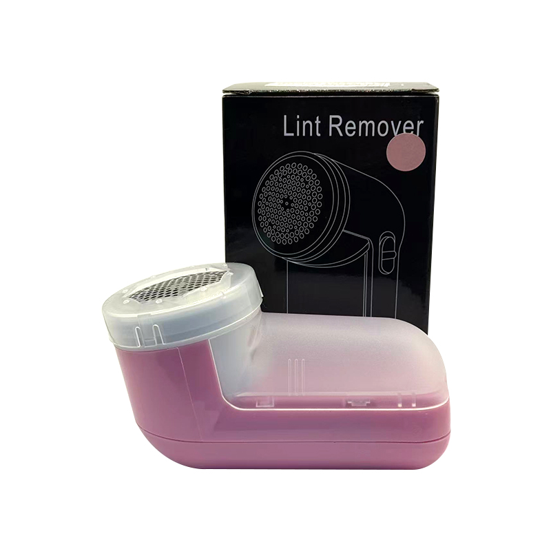 Mini Fabric Shaver Lint Remover USB Rechargeable Bobble Fluff Cleaner - Pink