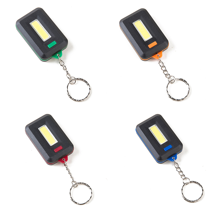 Mini Portable LED Light Keychain Lamp Flashlight - Random Colour