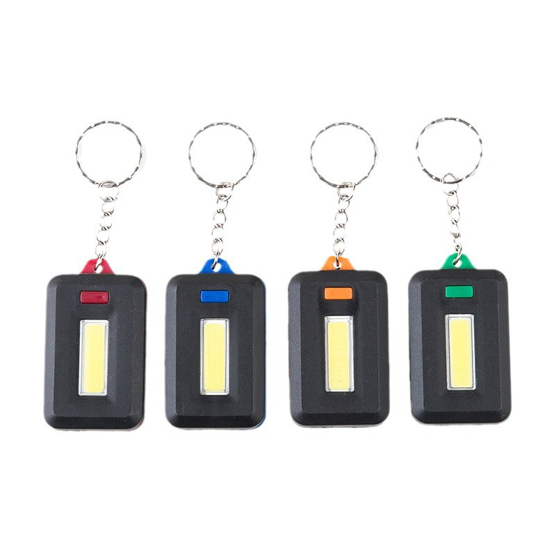 Mini Portable LED Light Keychain Lamp Flashlight - Random Colour