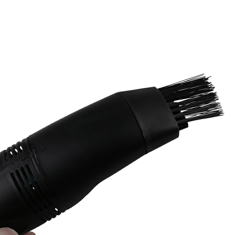 Mini USB Keyboard Vacuum Cleaner with Mini Brush Dust Cleaning Kit - Black