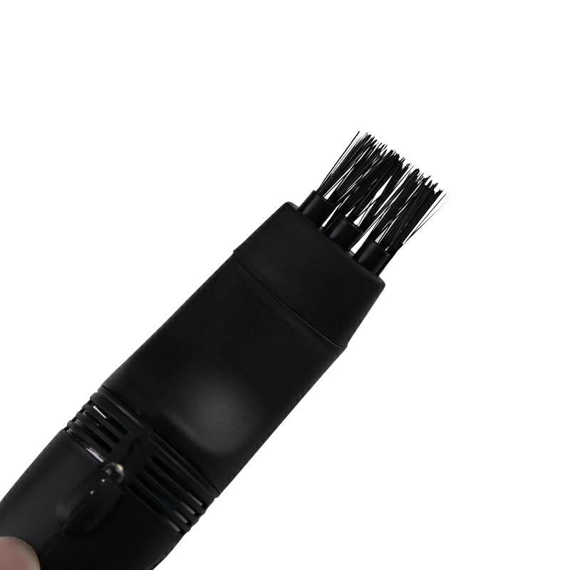 Mini USB Keyboard Vacuum Cleaner with Mini Brush Dust Cleaning Kit - Black