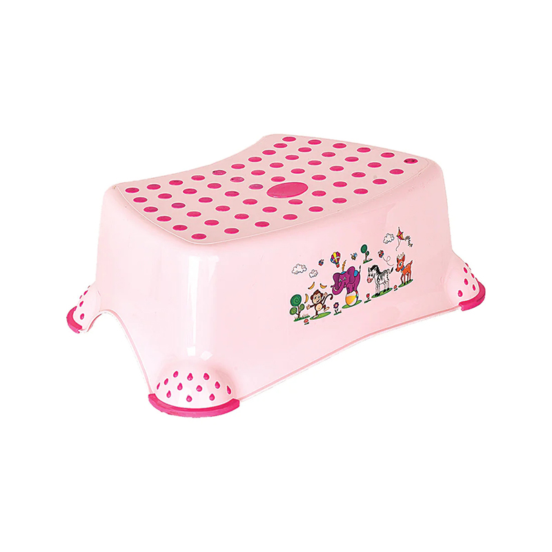 Non-Slip Stepping Stool Bathroom Toilet Ladder Stool for Children - Random Colour