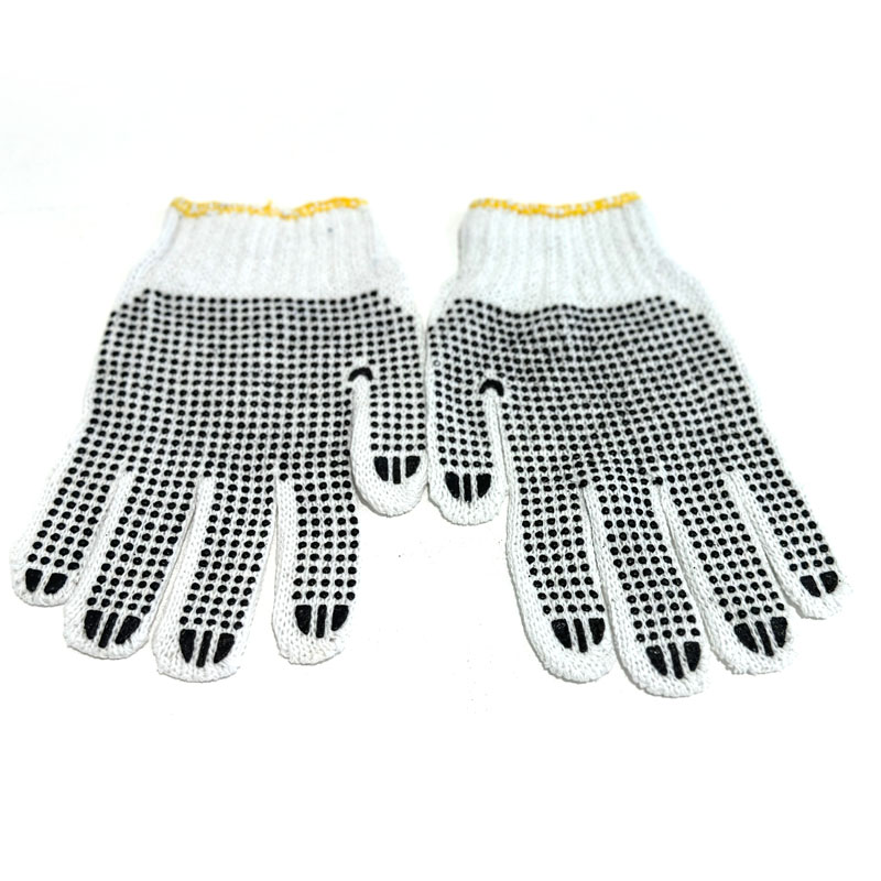 One Size 1 Pair Rubber Grip Working Gloves Personal Protective Gloves