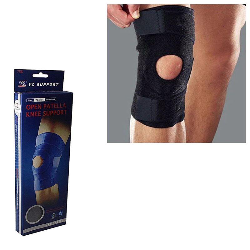 Open Patella Knee Support for Walking Running Fully Adjustable for Men and Women