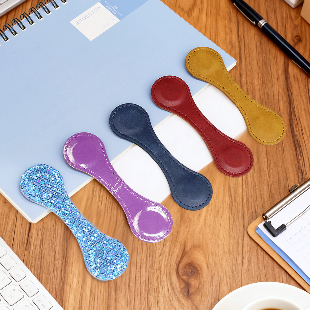 5pcs Personalised Leather Bookmark Custom Engraved Gifts Gift