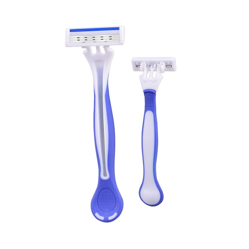 Plastic Disposable Razor Shaver Pack of 3 Lightweight Travel Grooming Razors