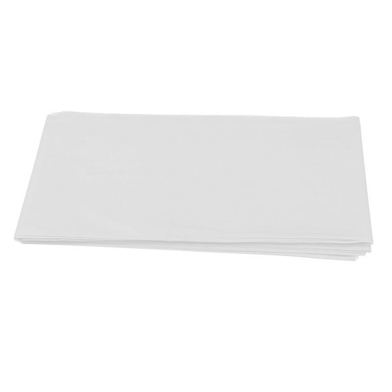 Plastic Rectangle Tablecover Disposable Waterproof Table Cloth Covers for Party Catering - White