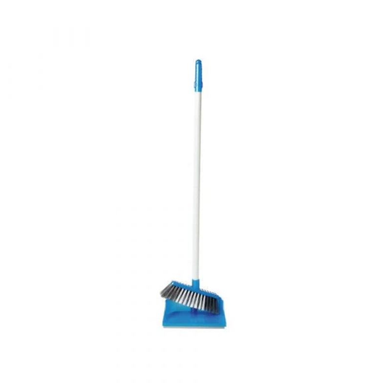 Plastic Small Economic Dustpan and Brush Set - Random Colours