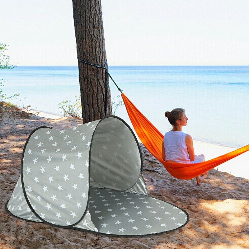 Pop Up Beach Tent Portable Sun Shade Shelter UV-resistant Camping Tent