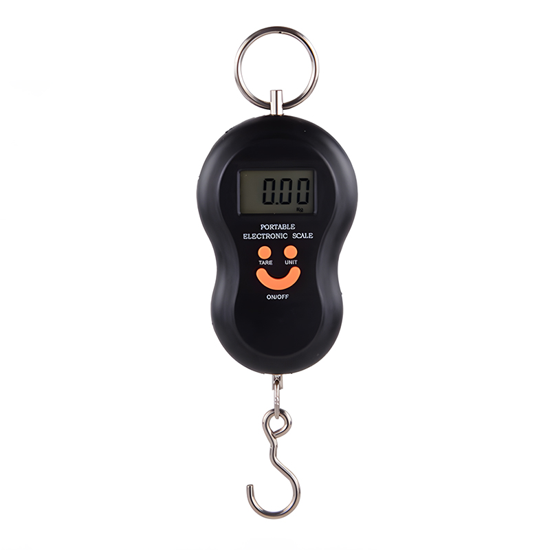 Portable Electronic Luggage Weighing Scale 11.5 x 6.5 cm Random Colours