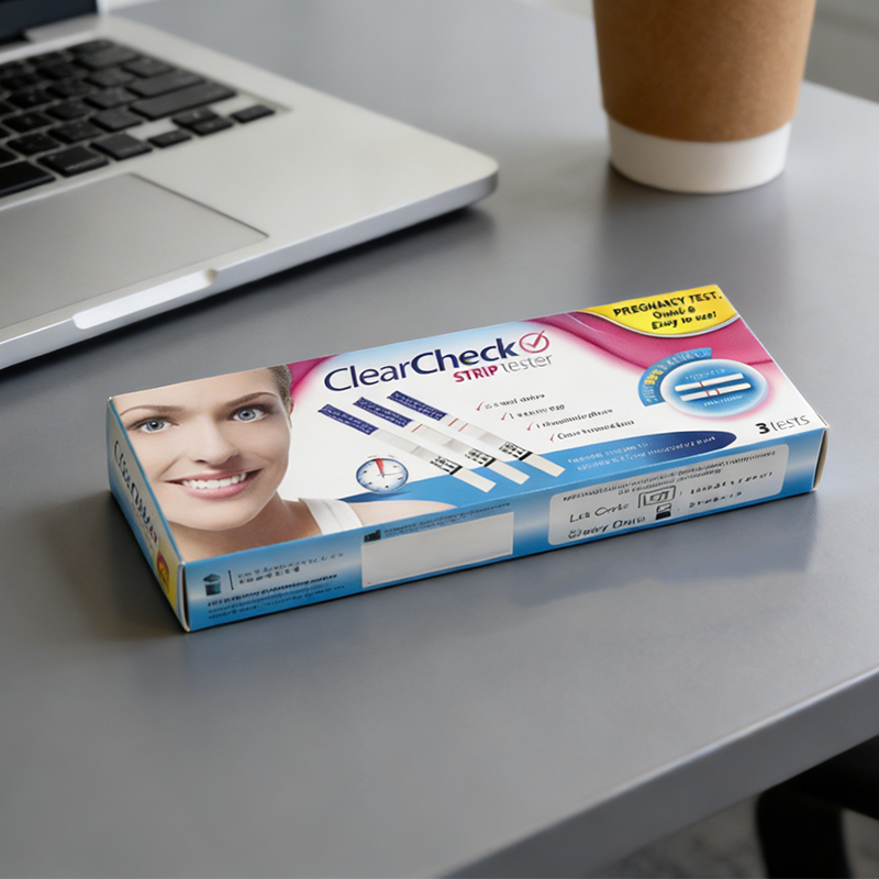 3PCS Pregnancy Strip Tester Kit Test Strips Stream Pregnancy Detector Fast Accurate Reliable