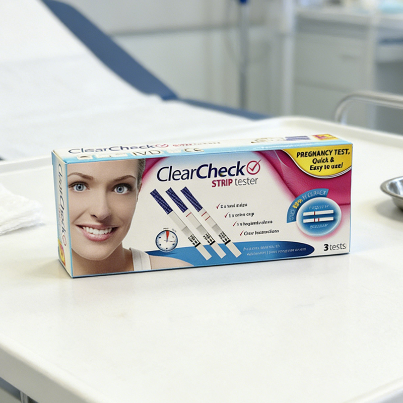 3PCS Pregnancy Strip Tester Kit Test Strips Stream Pregnancy Detector Fast Accurate Reliable