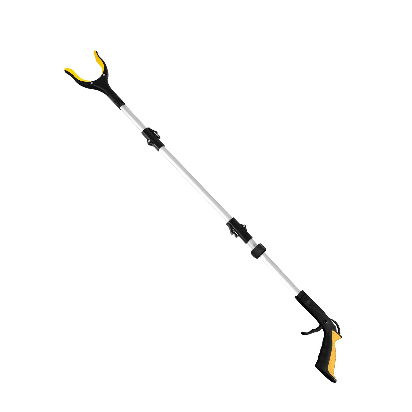 Reacher Grabber Tool Extra Long Grabbers Lightweight Handy Trash Claw Grabber with Magnets for Elderly - Yellow