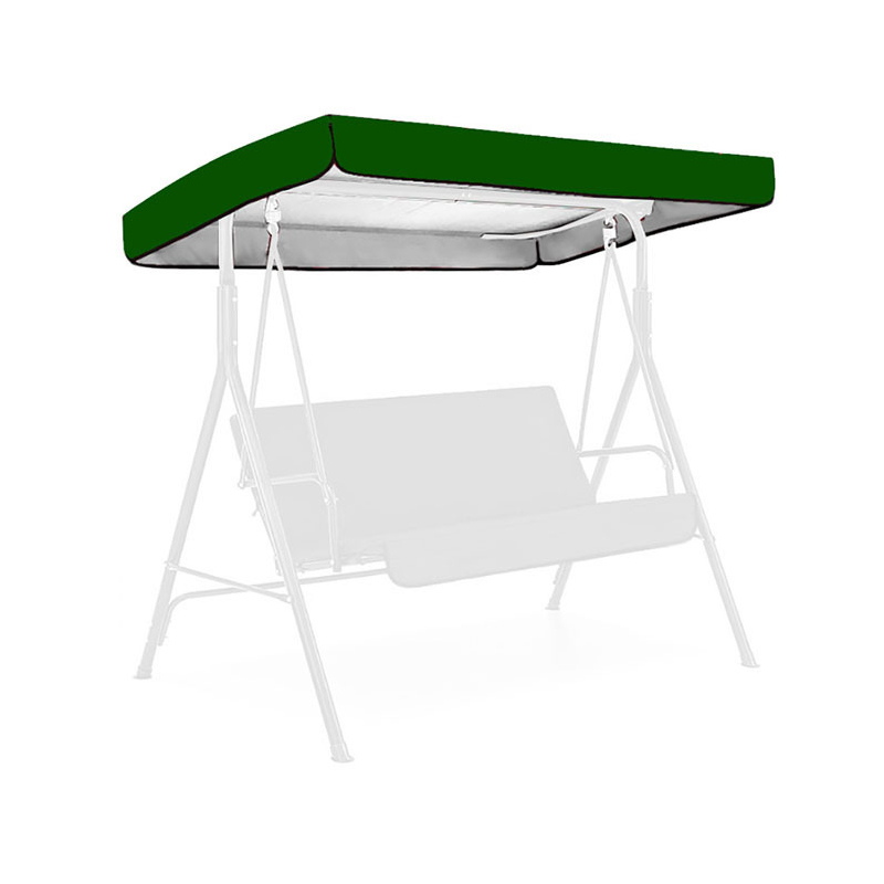 Replacement Canopy for Swing Seat 3 Seater Sizes Garden Hammock Cover - Green