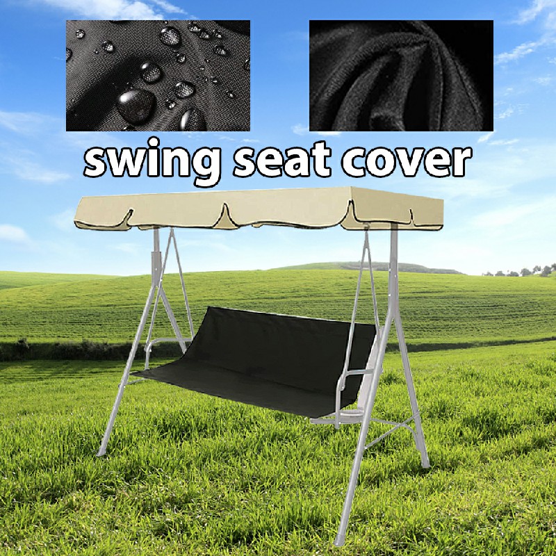Replacement Part For Swing Seat Cover Garden Swinging Bench/Hammock 113x47x47cm Black