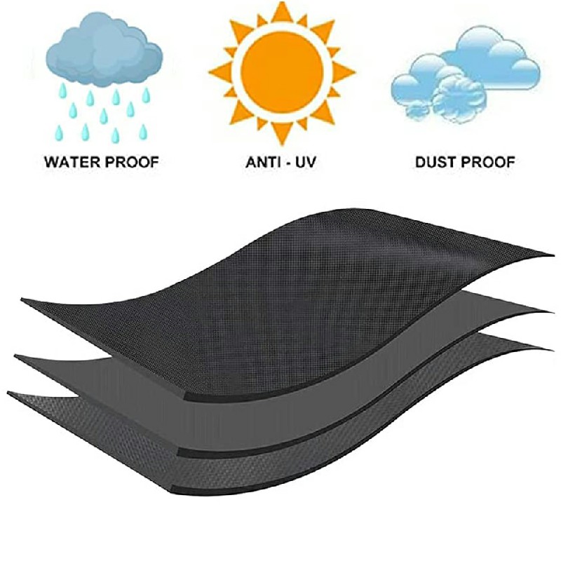 Replacement Part For Swing Seat Cover Garden Swinging Bench/Hammock 138x51x51cm Black