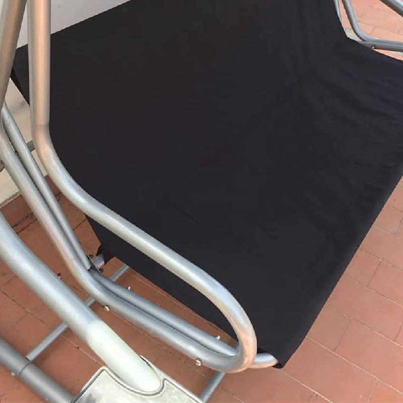 Replacement Part For Swing Seat Cover Garden Swinging Bench/Hammock 148x51x51cm Black