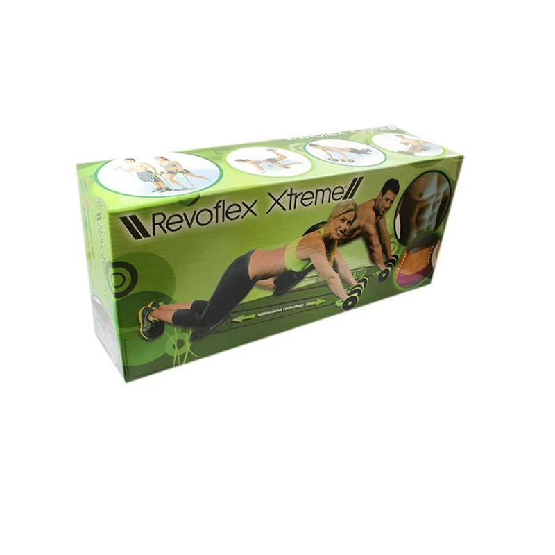 Revoflex Xtreme Exerciser Wheel Total Body Gym Abdominal Resistance