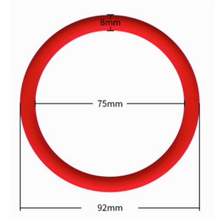 Silicone Bracelet and Pendant for Mobile Phone Shell Car Keychain Key Ring - Blue