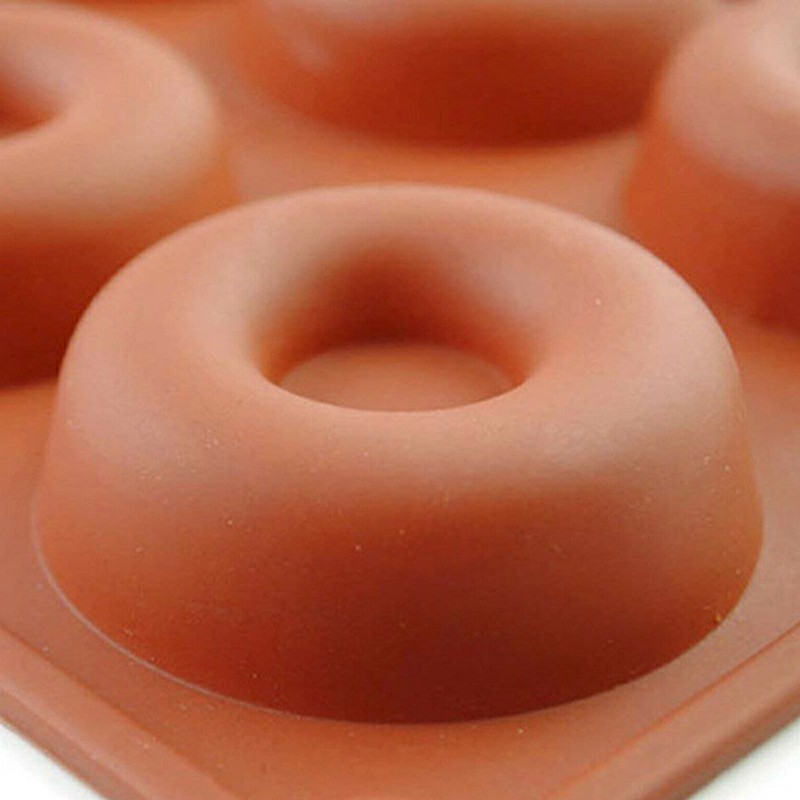 Silicone Doughnut Ice Mould Mold Chocolate Donut Cake Muffin Baking Pan Tray