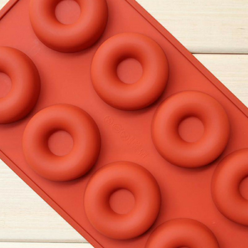 Silicone Doughnut Ice Mould Mold Chocolate Donut Cake Muffin Baking Pan Tray