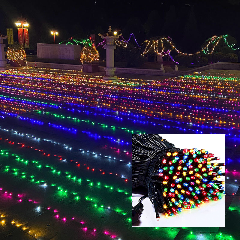 Solar 500 LED Fairy Lights String 50m