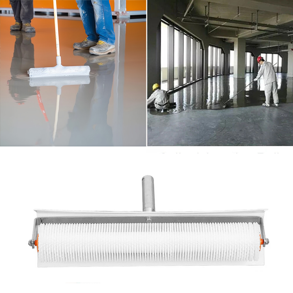 Spiked Roller with Removable Splash Guard Self Leveling Concrete Floor Leveling Tools