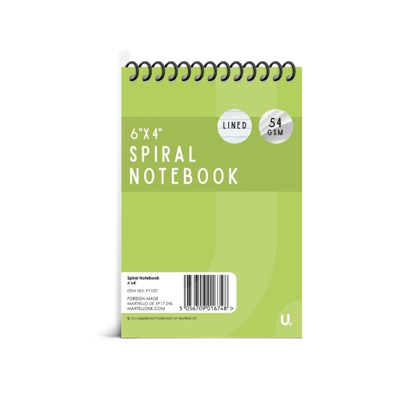 3PCS Spiral Notebook 6 x 4 inch Kids Notebook Students Notebook Wirebound Notebook Random Colour