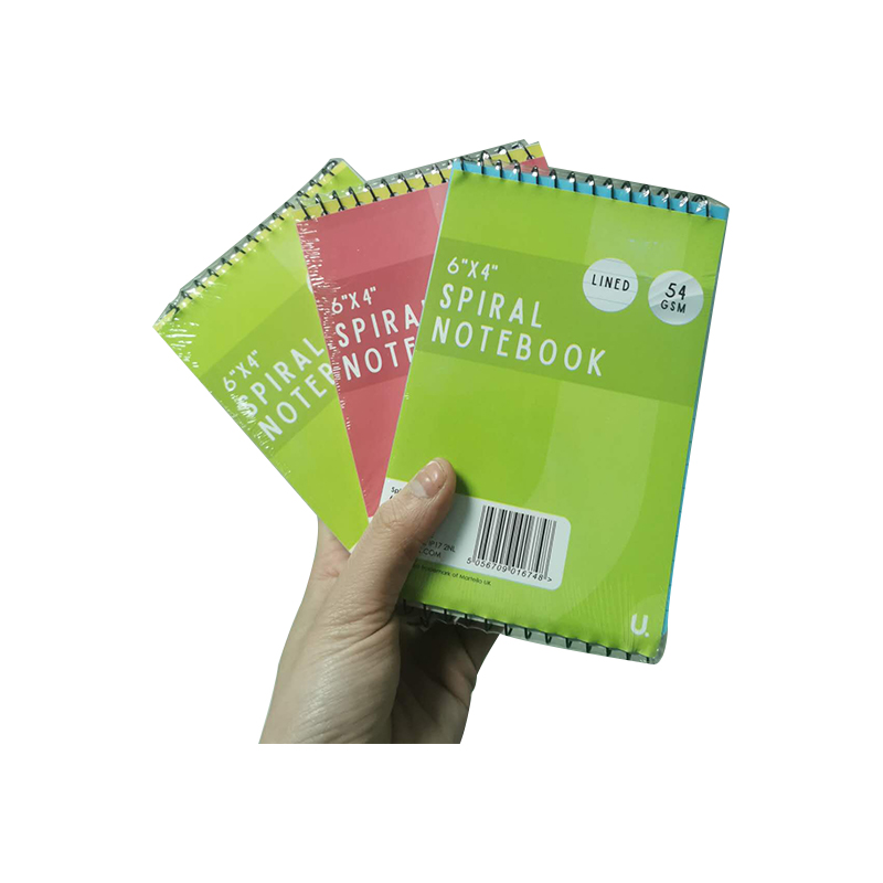 3PCS Spiral Notebook 6 x 4 inch Kids Notebook Students Notebook Wirebound Notebook Random Colour