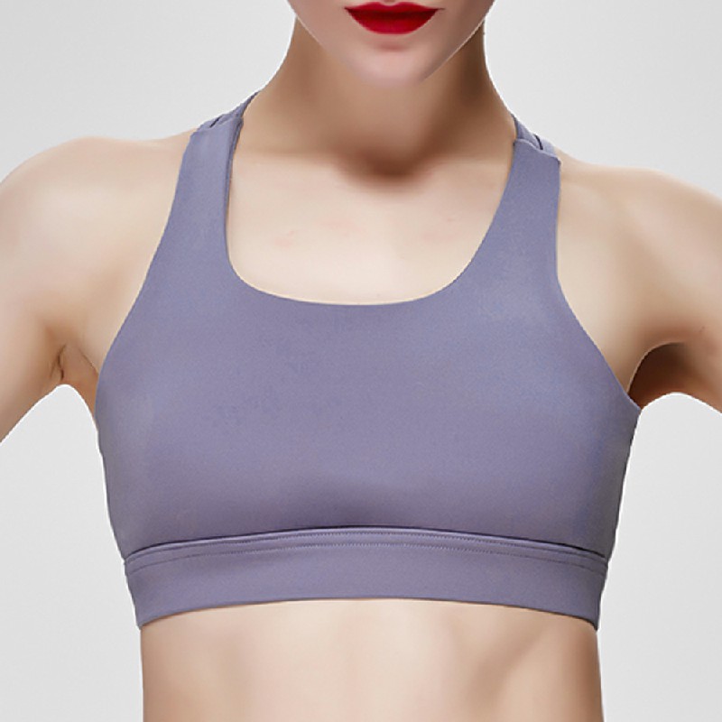 Sports Bra Running Fitness Yoga Bra - Purple S